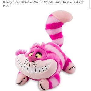 Disney Cheshire Cat Plush - Pink and White